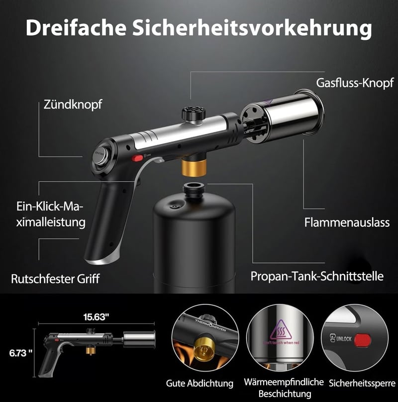 Sakerplus® Propanbrenner