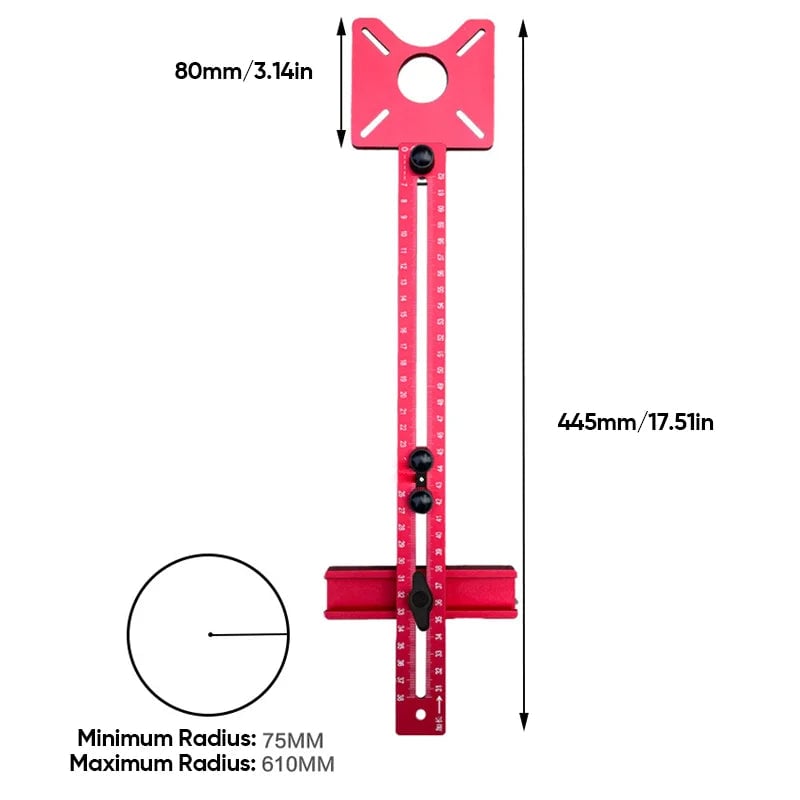 URDREAMLIFE®3 IN 1 ROUTER MILLING GROOVE BRACKET