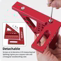 3D Multi-Purpose Carpenter's Triangle Square