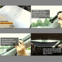 🚗sommer heißer verkauf-50% Rabatt🚗Faltbare Auto Windschutzscheibe Sonnenblende