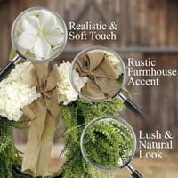 Garden-Style Hydrangea Wreath