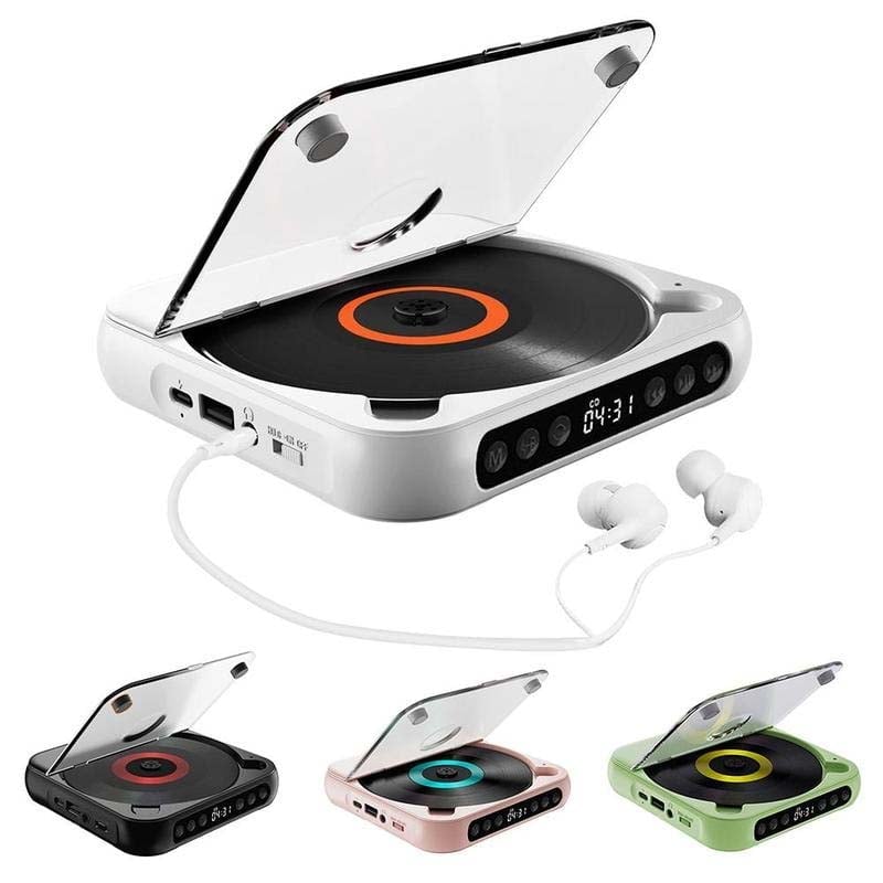 Tragbarer CD-Player mit Bluetooth-Kompatibilität