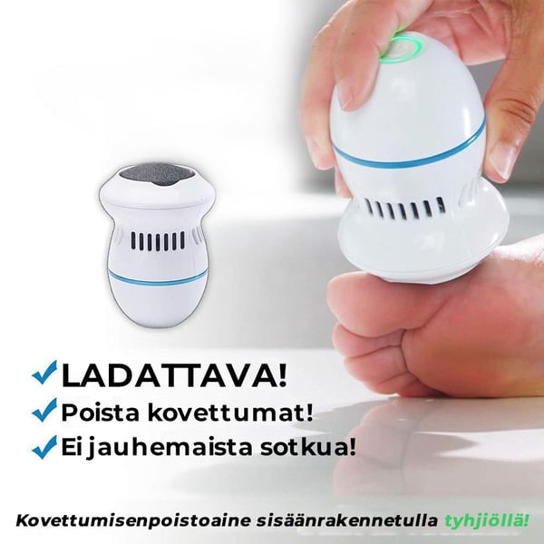 Jalkaviila ja Kovettumien Poistolaite