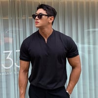 Kortærmet fitness T-shirt med korte ærmer