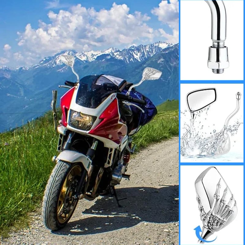 Schedel Hand achteruitkijkspiegel