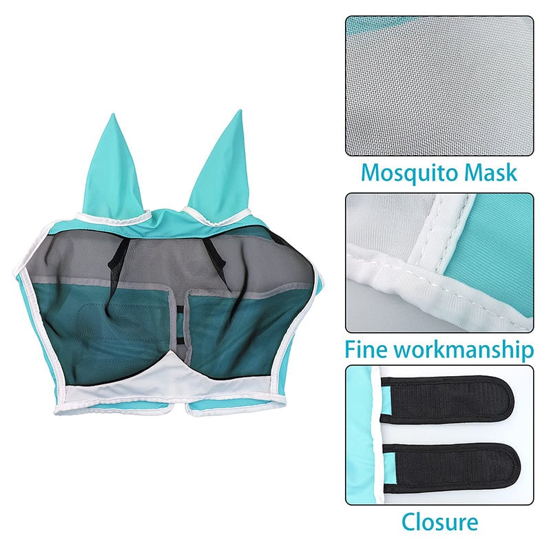 Fine Mesh UV-Proof Horse Half Face Mask