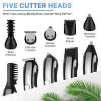 Sakerplus Men’s Waterproof Grooming Kit Clippers