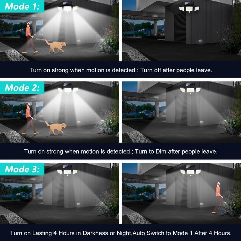 Sakerplus Solar Outdoor Lights