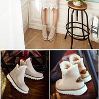 Ciaovie™ Bottes de Neige à Cheville à Plateforme