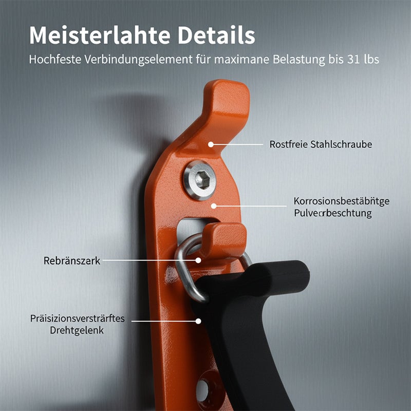 Zinklegierung Wandhalterung Multifunktionale Befestigungsklemme