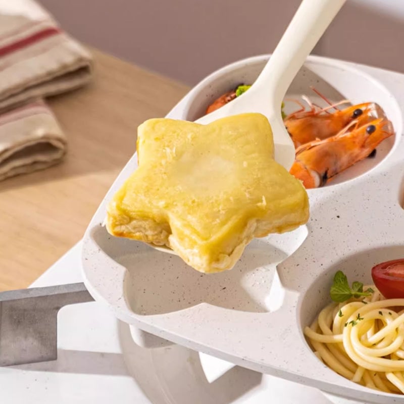 1 Set 4 Hole Skillet with Handle