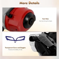 Sakerplus® Pneumatic Coil Roofing Nail Gun
