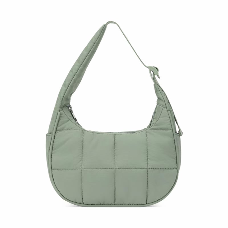 Puffer Crescent Shoulder Bag