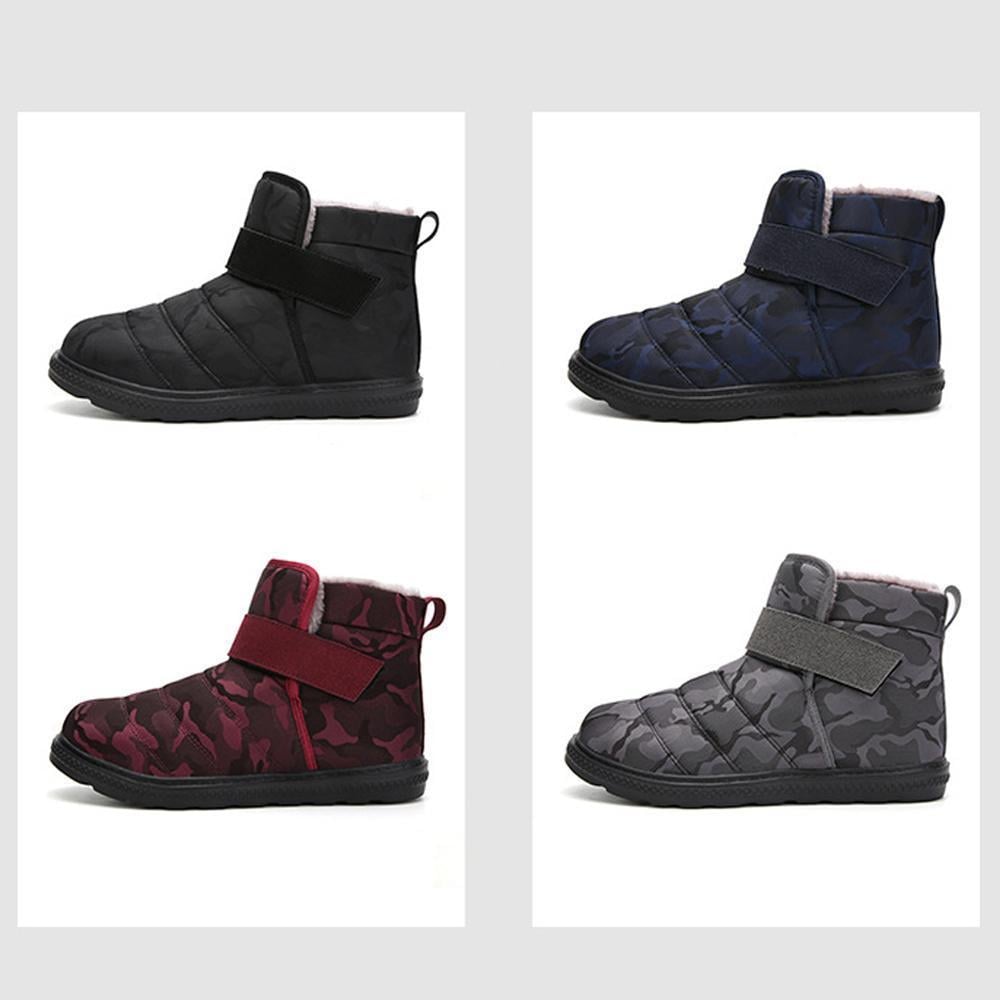 Rutschfeste wasserdichte Schneeschuhe mit selbstklebender Schnalle