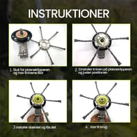 Stålwire trimmerhoved