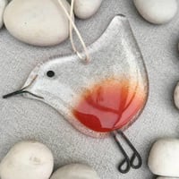 Gesmolten glazen kerstboomversiering