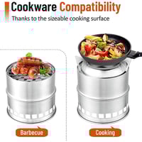 Saker Portable Camping Wood Stove