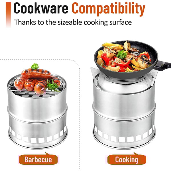 Saker Portable Camping Wood Stove