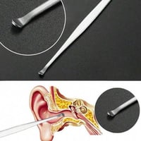 6-teiliges Set mit Spiral-Ohrmassage-Reinigungswerkzeug aus Edelstahl