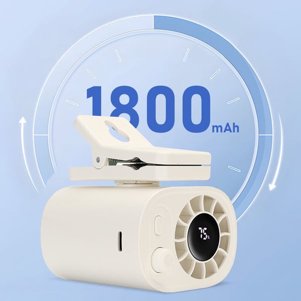 Outdoor clip waist fan