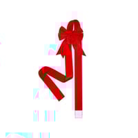 Christmas Door Bow Ribbon Decoration