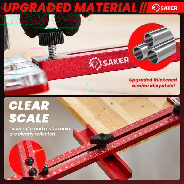SAKER® 4 in 1 Router Milling Groove Bracket