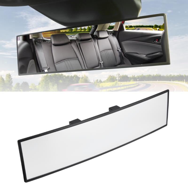 Wide-Angle Curved Rearview Mirror for Car Interior