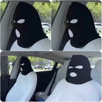 Gepersonaliseerde grappige hoed voor autostoel Headcover