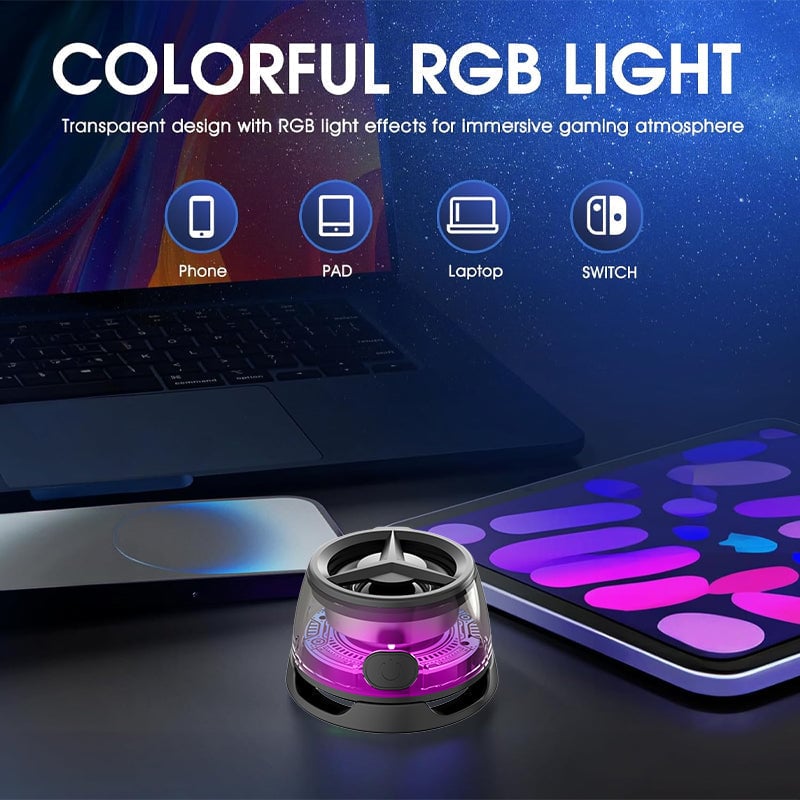 RGB Magnetic Bluetooth Speaker & Phone Stand