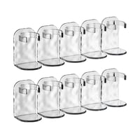 Row Plastic Wall Rack