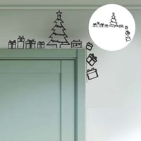 Festive Christmas Door Ornaments Decoration