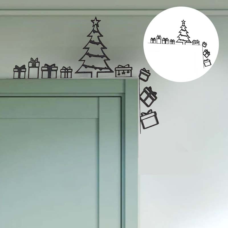 Festive Christmas Door Ornaments Decoration