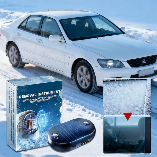 Anti-Freeze Electromagnetic Car Snow Removal Device