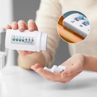 Reusable Sliding Pill Reminder Bottle Tracker