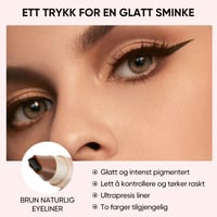 Roterende eyeliner-stempelpenn med dobbelt-hode design