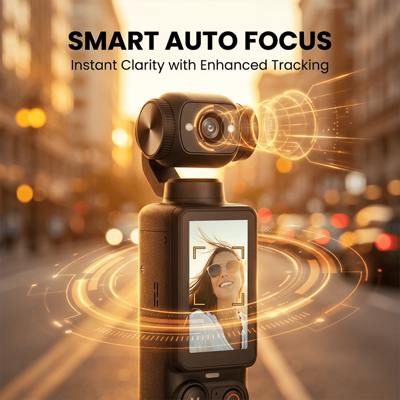 180° Rotating Sports Vlog Camera