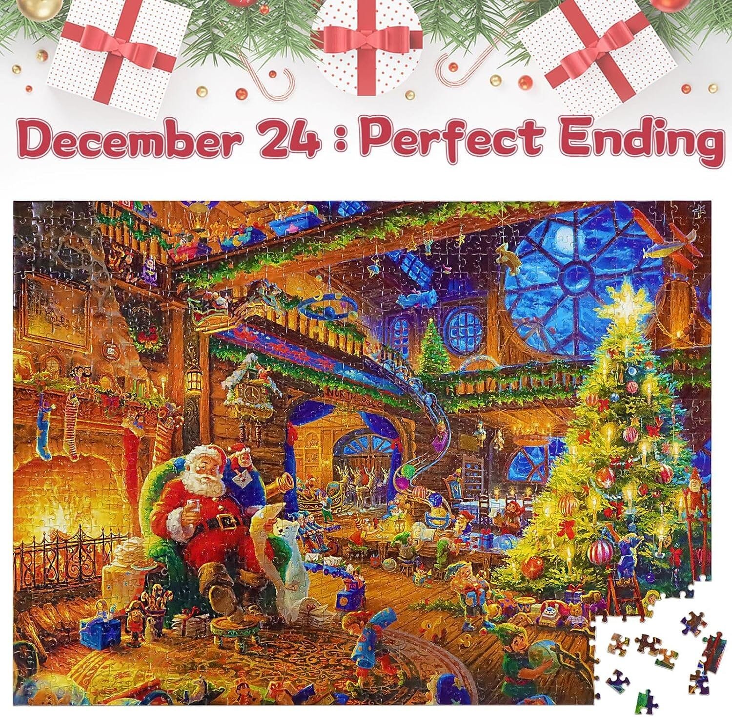 Advent Calendar 2024 Christmas Jigsaw Puzzles