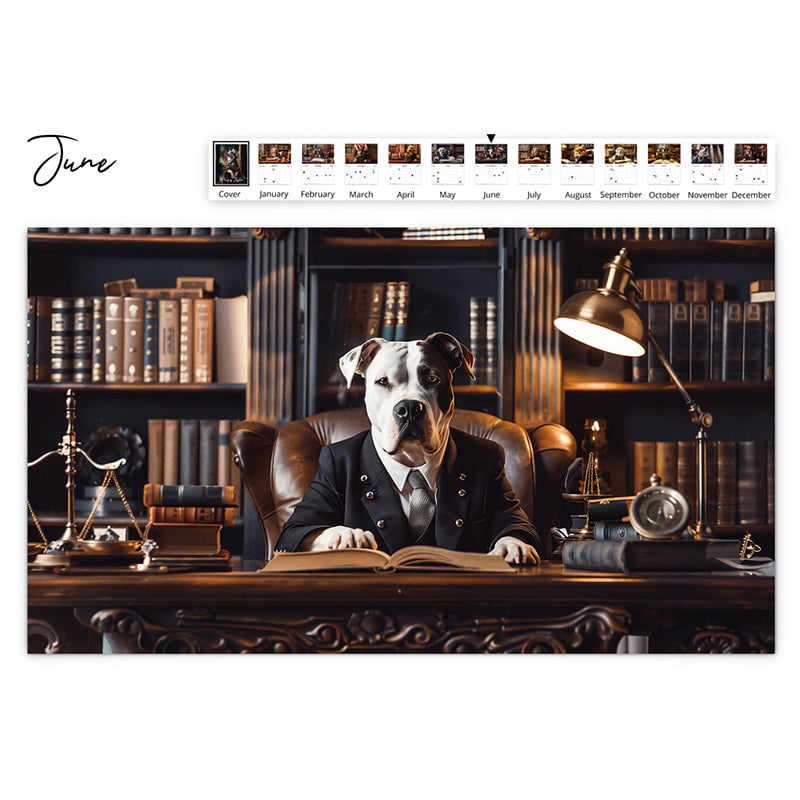 2025 Paws of Justice Wandkalender