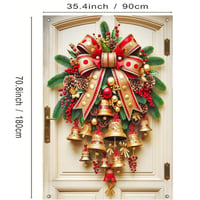 Weihnachtsglocken Türvorhang