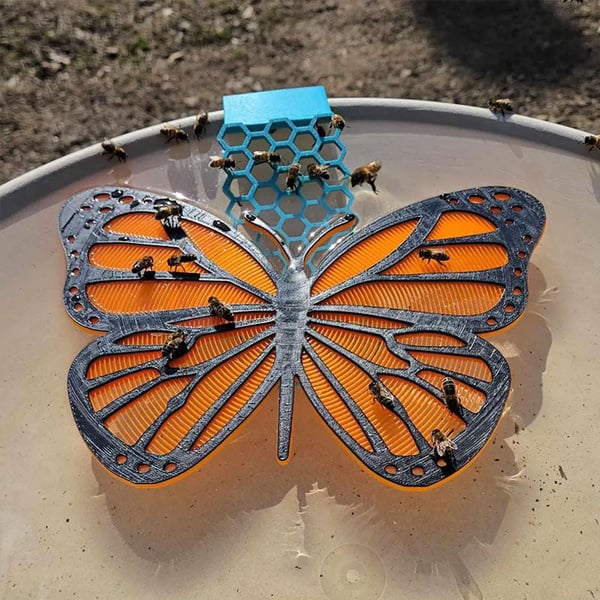 Bee Shaped Floating Pollinator Island