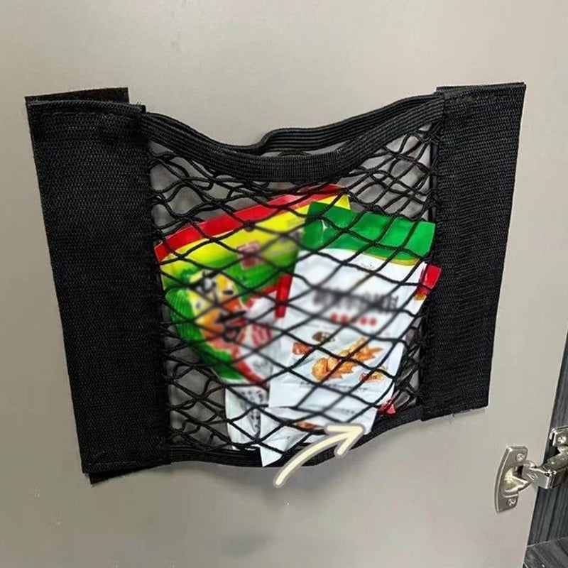 Borsa a rete per stoccaggio sacchetto di plastica (con nastro adesivo)