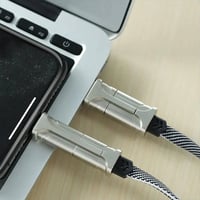 4-in-1-Schnellladekabel aus Nylongeflecht