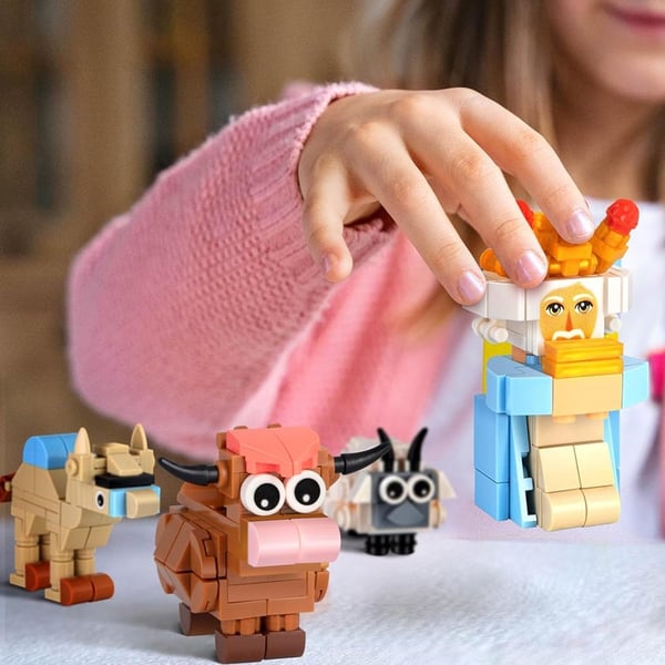 2025 Nativity Advent Calendar – 24-Day Building Block Set Christmas Countdown Gift