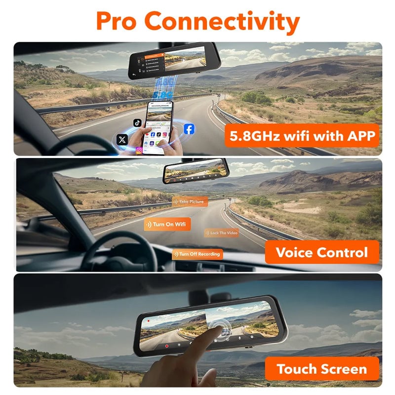 UPSELL - HD Multi-Function Touch Screen Car Recorder