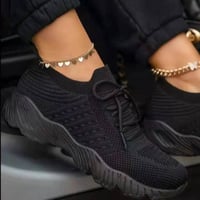 Lace-Up Mesh Shoes