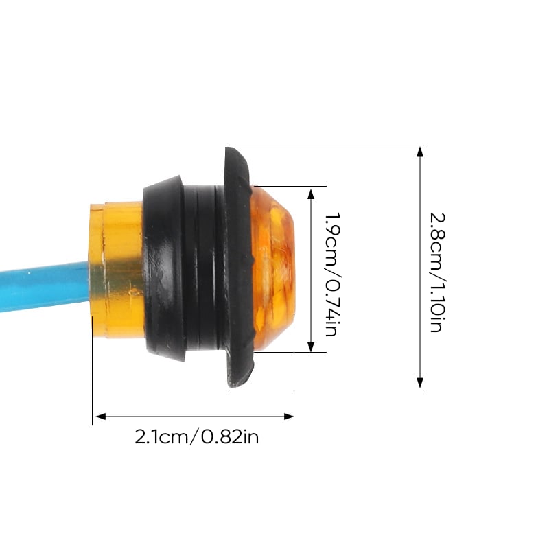 LED Mini Round  Indicator Lights