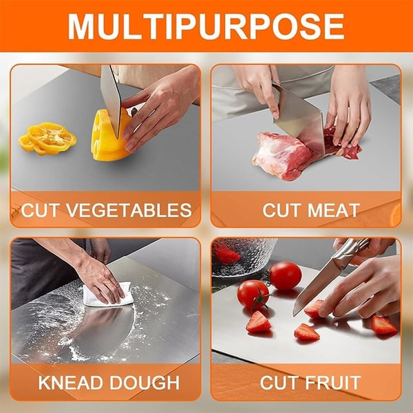 Sakerplus® Stainless Steel Kitchen Cutting Board