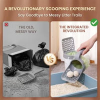 Cat Litter Scooper with Holder