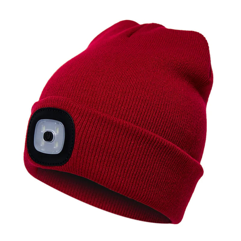 LED Knitted Winter Beanie Hat