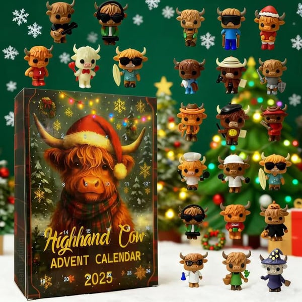 Christmas Countdown Cow Blind Box